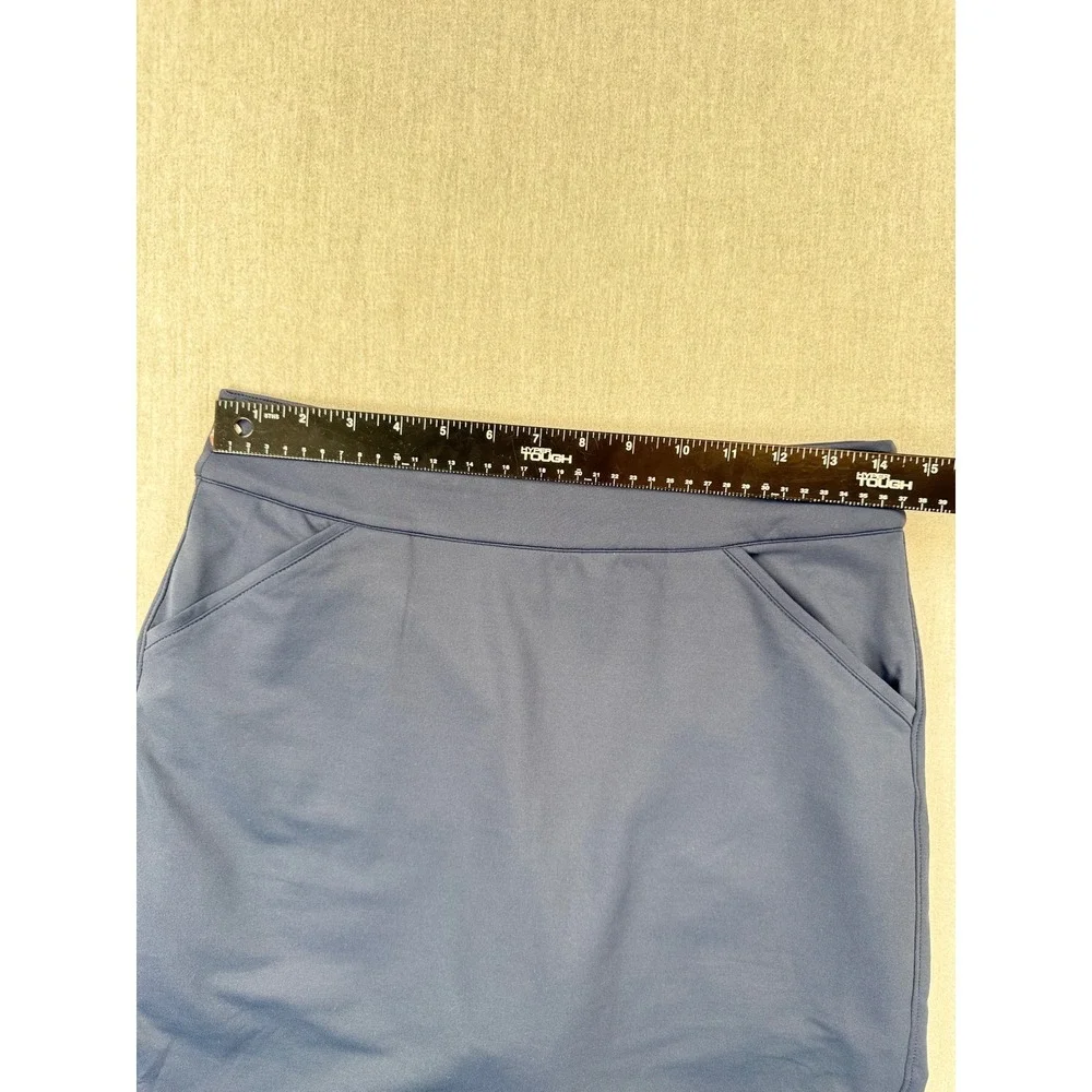 Peter Millar Crown Sport Navy Blue Active Golf Skort UPF 50+ Small 18in Length - Picture 3 of 8